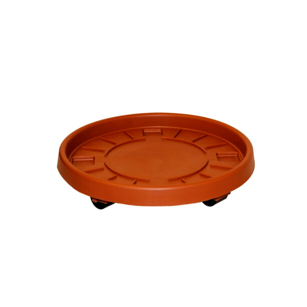 Suporte Com Rodizios Para Vaso De Plantas Chão 32cm