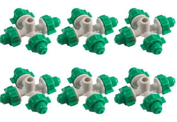 Bicos Nebulizador Com 4 Cabeça Irrigação
