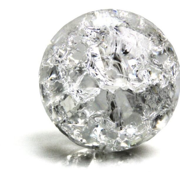 Bola De Vidro Para Fonte De Água Esfera Cristal 4 Cm
