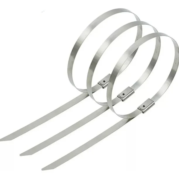 Kit 10x Abraçadeiras Resistente Aço Inox 5mmx150mm