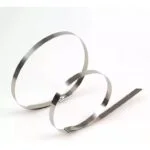 Kit 10x Abraçadeiras Lacre Cabo Aço Inox 5mmx350mm