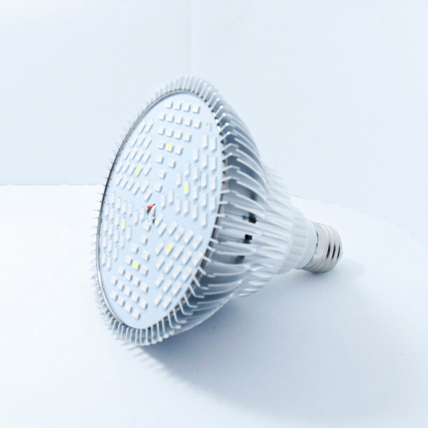 Lâmpada Led Grow 120leds 80w E27 Cultivo Indoor Estufa