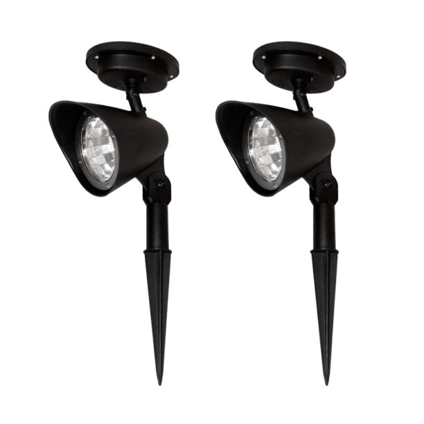 Luminária Solar De Parede Sensor De Presença C Espeto