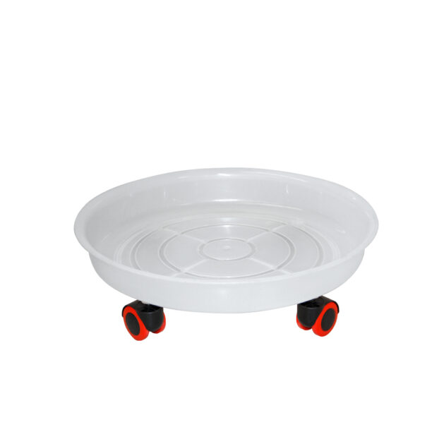 Suporte Para Vaso De Plantas Com Rodinhas 36cm
