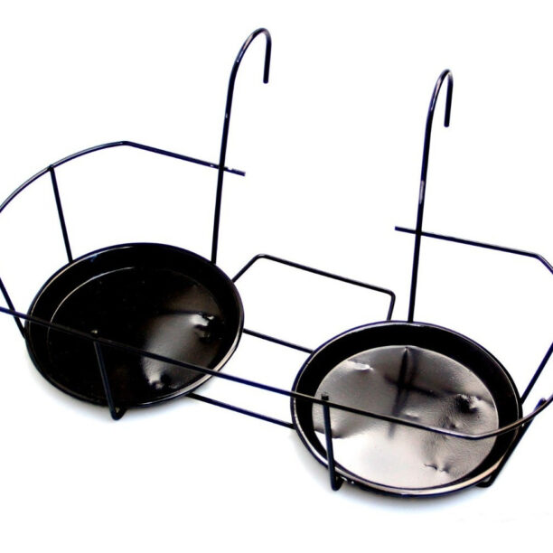 Suporte Duplo De Parede E Janelas Para Vasos Flores