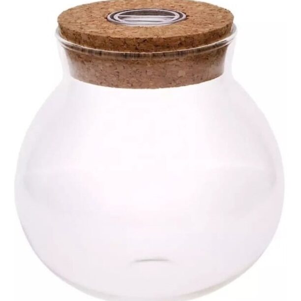Vaso De Vidro C/ Led Decoração Terrário Diy Artsensato c