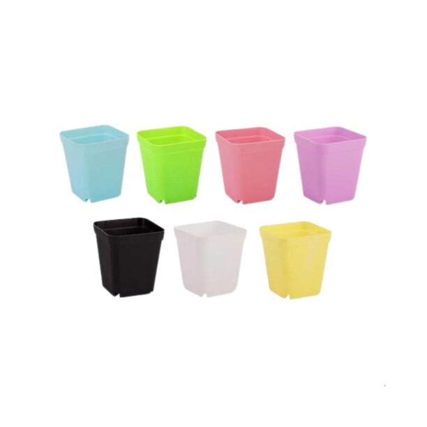 Kit 7 Mini Vasos Coloridos Decorativo Plantas Jardim