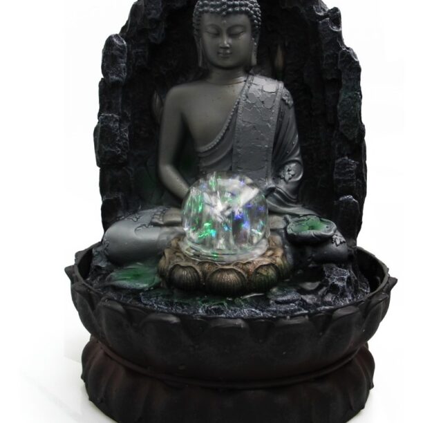 Fonte Cascata Água Relaxante Buda Com Bomba