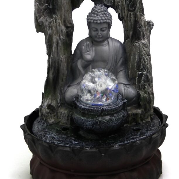 Fonte Cascata Água Relaxante Mesa Buda Com Bomba