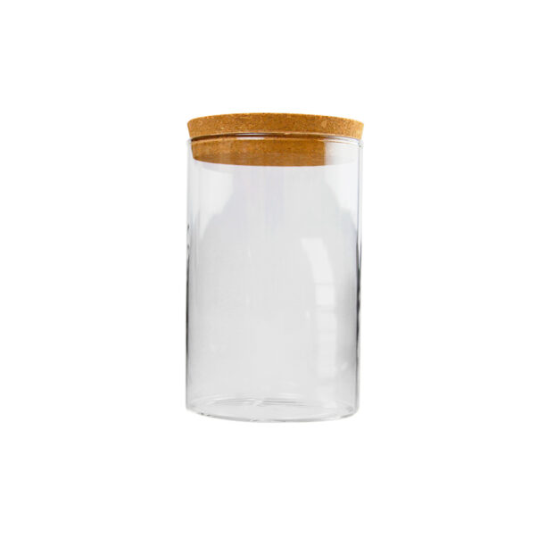 Frasco de Vidro Com Rolha Tubo 10x15cm