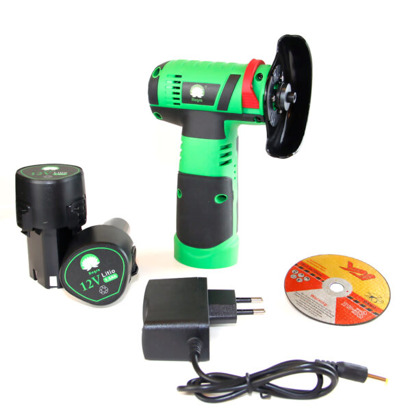 Mini Esmerilhadeira Lixadeira 2 Baterias 12v Com Maleta
